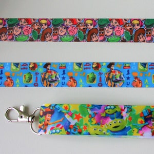 Lanyard or Key Fob Toy Story Disney Safety Breakaway Lanyard Keychain ID Holder Whistle Phone Badge Pin Holder Stocking Filler Secret Santa