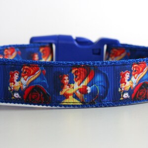 Beauty and the beast dog collar cheap