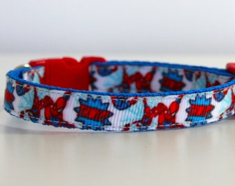 Breakaway Spiderman Cat Kitten Puppy Safety 3/8" Collar Bell