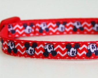 mickey mouse cat collar