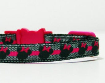 Minnie Mouse Cat Collar | Etsy