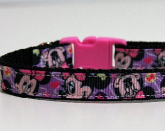 Minnie Mouse Cat Collar | Etsy