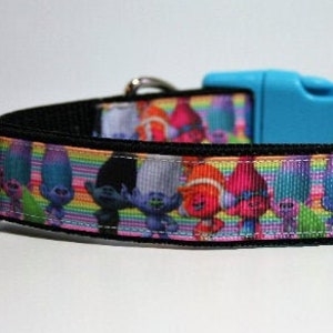 Trolls dog collar best sale