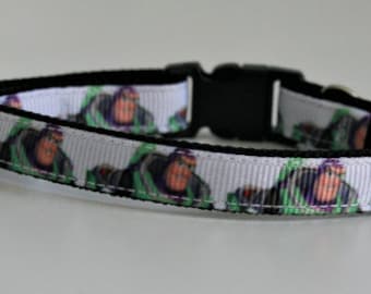 Campanello di sicurezza per collare Buzz Lightyear Toy Story per gatti, gattini e cuccioli da 3/8"