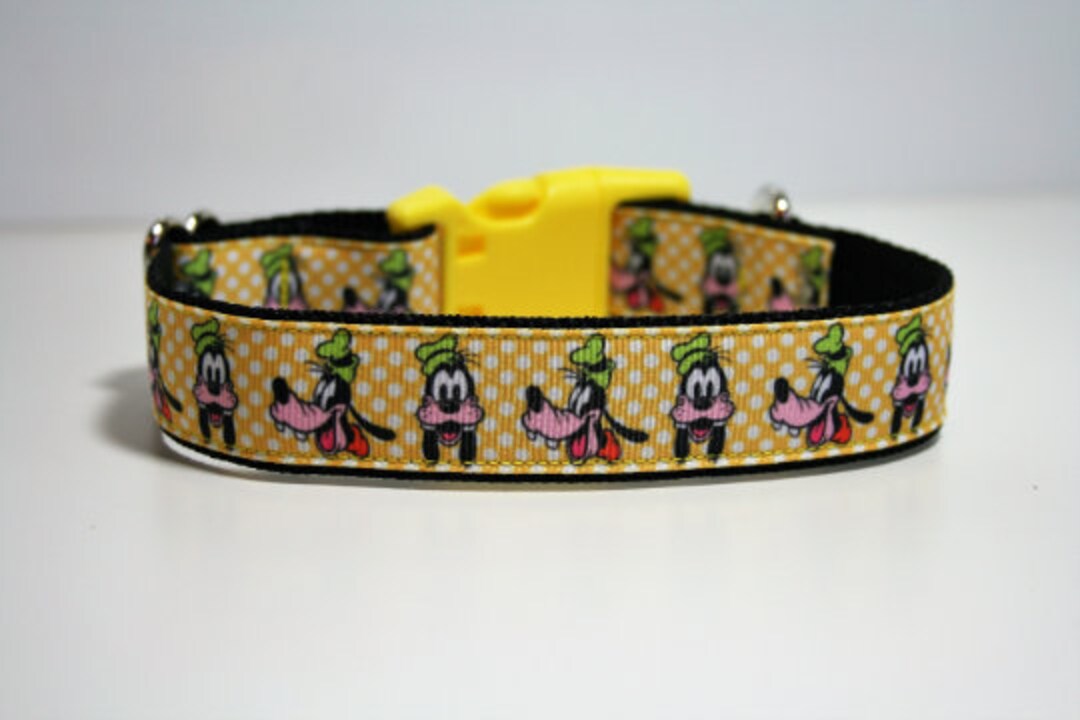 Goofy Disney Dog Collar or Matching Lead Leash Seat Belt Etsy