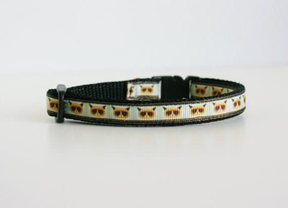 Breakaway Grumpy Cat Kitten Puppy Safety 3/8" Collar Bell