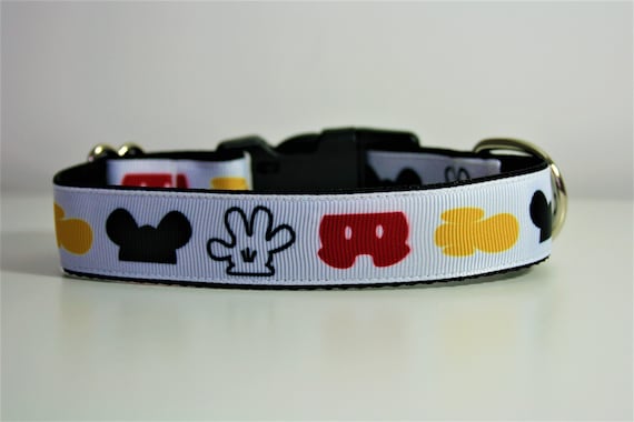 Mickey Mouse Disney Dog Collar or Matching Lead Leash Seat Belt 3
