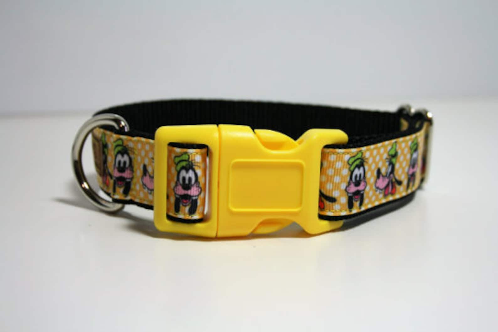 Goofy Disney Dog Collar or Matching Lead Leash Seat Belt Etsy UK