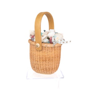 Decorative Seashell Basket Shell Nautical Collectible Decor Display