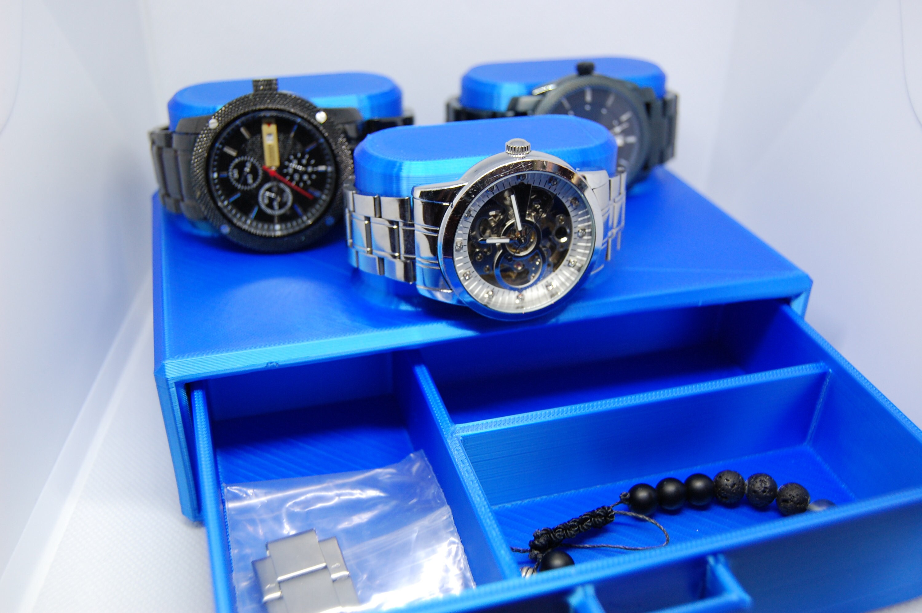 3 Soporte de reloj con cajón | Etsy