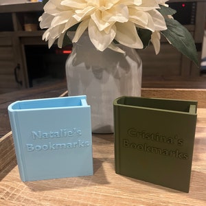 PERSONALIZED Buch-Lesezeichen-Halter - 3D gedruckt - Bookish / BookTok Zubehör