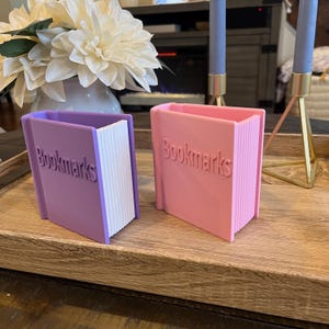 NEW! JUMBO Book Shaped Bookmark Holder - 5 Inches Tall! - 3D Printed ...