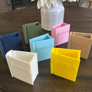 Buchförmige Lesezeichen-Halter - Bündel verfügbar - 3D gedruckt - Bookish / BookTok Zubehör - Leser Geschenk