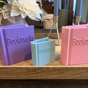 NEW! JUMBO Book Shaped Bookmark Holder - 5 Inches Tall! - 3D Printed ...