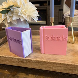 NEW! JUMBO Book Shaped Bookmark Holder - 5 Inches Tall! - 3D Printed ...