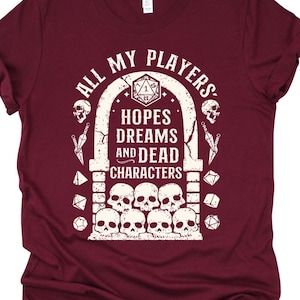 Camiseta DUNGEON MASTER, camiseta DM, regalo dnd para dm, regalo dnd para dungeon master, camiseta de dungeon master, camiseta de game master, regalo de dungeon master