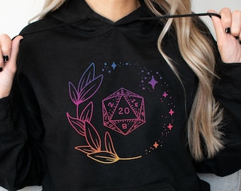 DND HOODIE, Dungeons and Dragons hoodie, D20 Hoodie, D&d Hoodie, Dnd Sweatshirt, Dnd Hoodie Women, Dungeon Master Hoodie