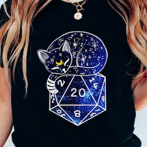 DND SHIRT,  Cat Dice, Critical Shirt, D&D Shirt, Dungeons and Dragons shirt, Dungeon meowster, dnd gifts, dnd shirt women, dnd gifts, role