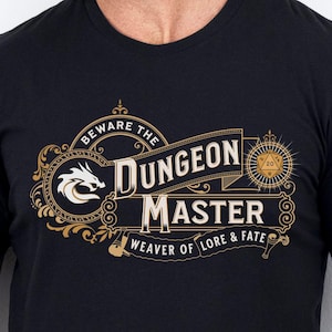 DUNGEON MASTER Shirt, DM tshirt, funny dm gift for Game master, dm present.