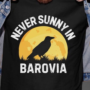 Curse of Strahd dnd shirt, Ravenloft shirt, Never sunny in Barovia shirt, Dungeons and Dragons shirt, D&D shirt, dnd gifts.