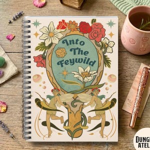 Diario Feywild D&D: Cuaderno de campaña "Lo salvaje más allá de la luz de las brujas"