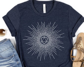 Dungeons and Dragons shirt, D20 shirt, dnd shirt, dungeon master shirt, dnd gift, geek, Critical Role, dnd dice, tabletop gaming, rpg shirt