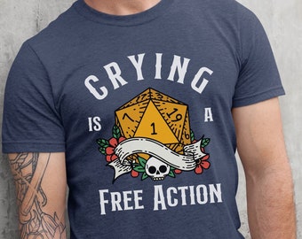 Critical Fail DND Shirt: Funny Dungeons and Dragons Unisex Tee