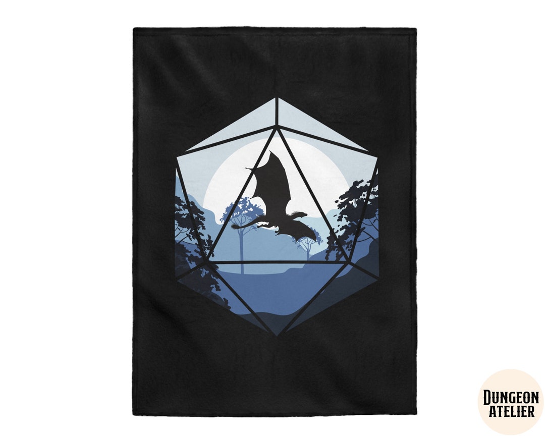 Dnd blanket dungeons blanket dragon blanket nerdy gamer blanket dnd