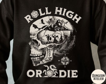 DND SWEATSHIRT, Dungeons and Dragons sweatshirt, D&D sweater, Dnd sweatshirt men, Dungeon Master sweatshirt, Dm Sweatshirt, bg3 sweater