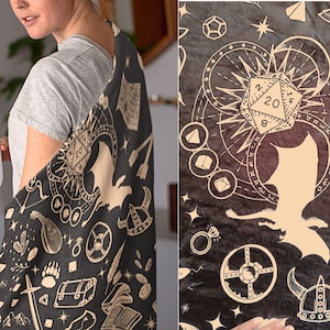 DND BLANKET, Dungeons and Dragons blanket