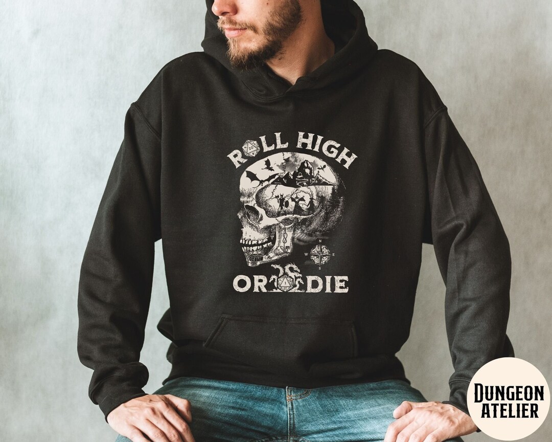 DND HOODIE Dungeons Hoodie Dragons Hoodie D&d Hoodie Dnd Etsy