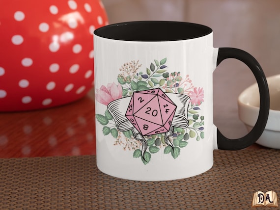 cool dnd gifts best dnd gifts dungeon master dungeons and dragons mug Druid Pawprint Black DnD Mug dnd tankard dnd christmas gifts