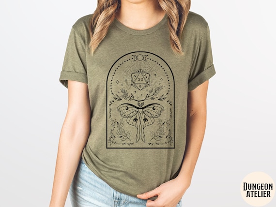 DND MOTH DICE, Druid Dnd shirt, Druid shirt, moth rpg shirt, moth dice set, druid dice, forest dice, dnd tshirt, dnd gifts, druid dice.