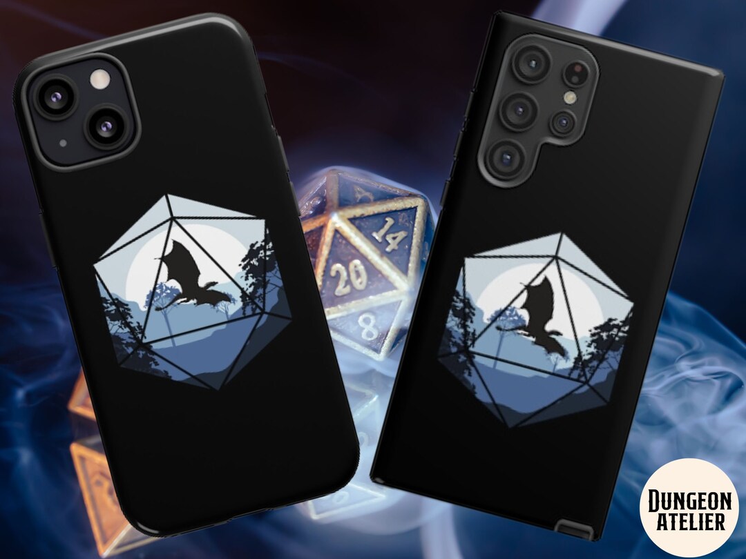 DRAGON DND Phone Case, Dungeons and Dragons Phone Case, D20