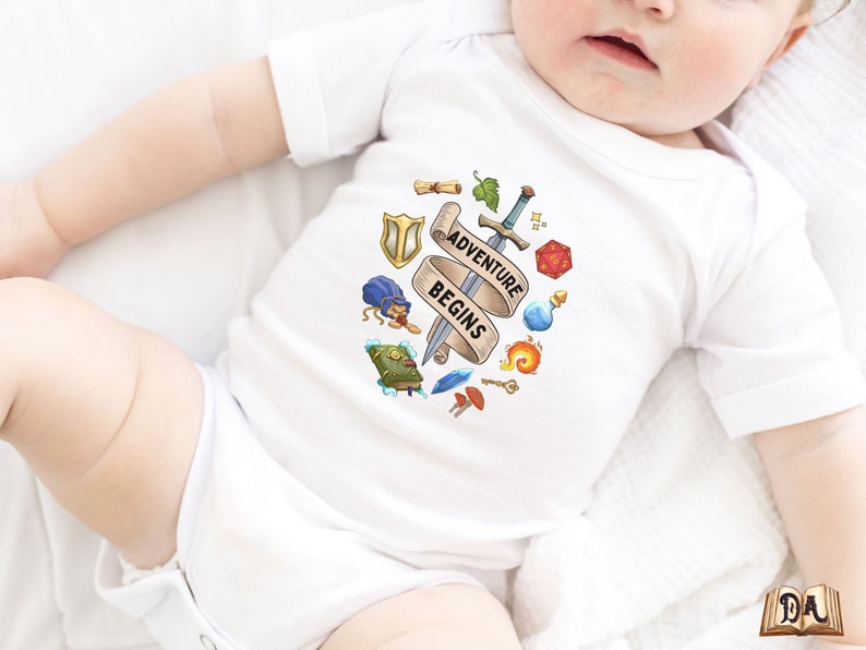 DND BABY Dnd Baby Clothes Dnd Baby Onesie Dnd Baby Etsy Ireland