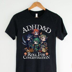 adhd dnd shirt, adhd&d
