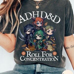 adhd shirt, dnd adhd shirt