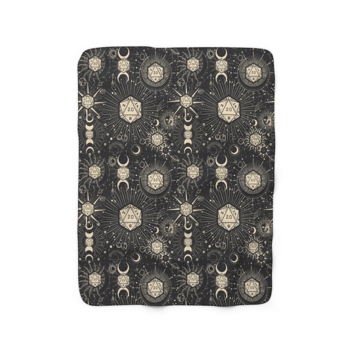 DND BLANKET Dungeons and Dragons Blanket Dnd Sherpa Blanket Etsy