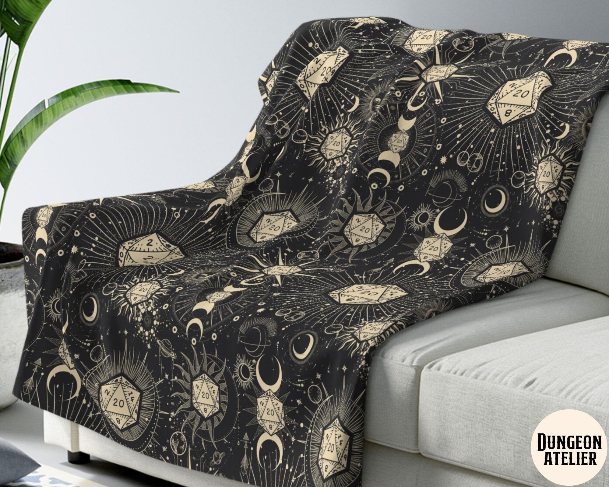 DND BLANKET Dungeons and Dragons Blanket Dnd Sherpa Blanket Etsy