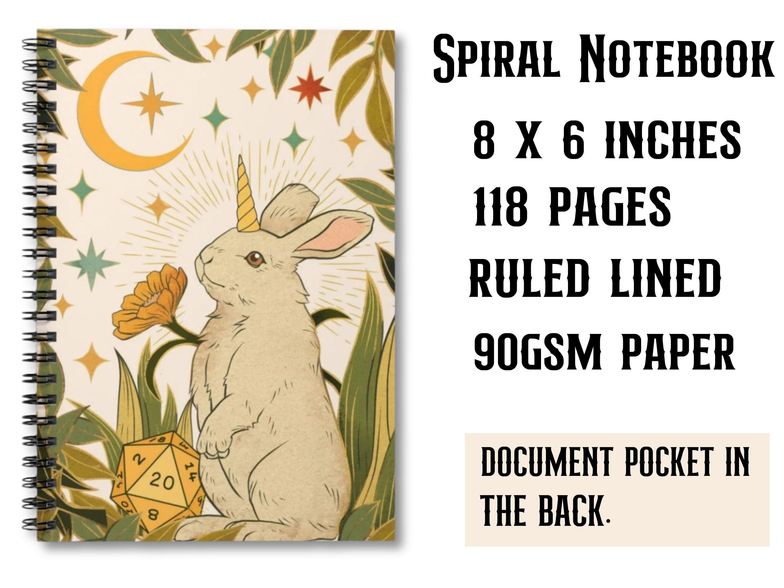 ALMIRAJ Dnd Notebook, Dnd Rabbit, Dnd Bunny, Bunnie Dice, Dungeons and ...