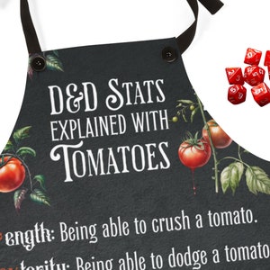 dnd apron, dungeons and dragons apron