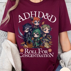 adhd dnd shirt, adhd&d