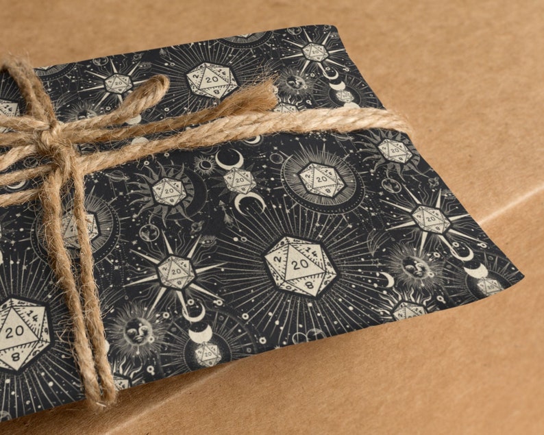 dnd wrapping paper