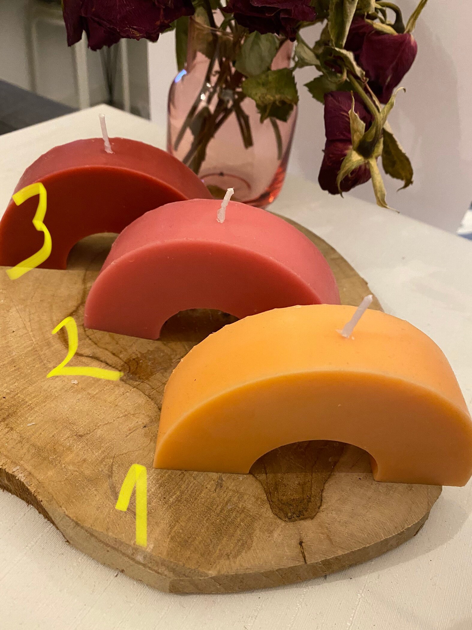 STOCK CLEARANCE SALE Arch candle Etsy