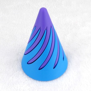 Spiral Vortex Cone Fidget Toy | 3D Printed Infinity Spiral | Anxiety Stress Relief