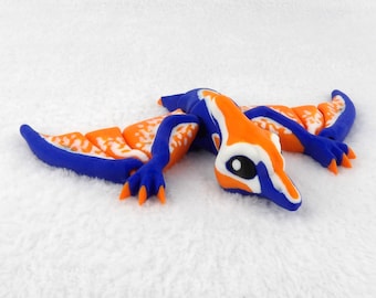 Articulated Pterodactyl 3D Printed Fidget Dinosaur - Multicolor!