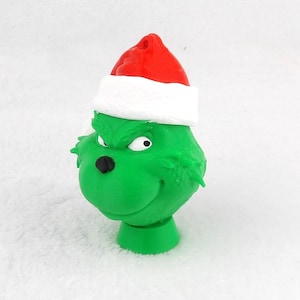 3D-Printed Grinch Christmas Tree Decoration - Festive Holiday Ornament for Grinch Fans