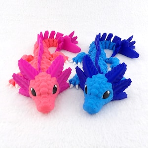 Baby Axolotl Dragon - 3d Printed Fidget Toy