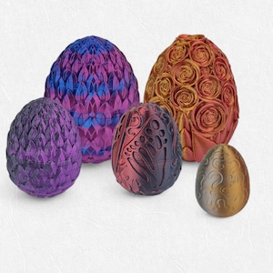 Dragon Egg 3d printed - Multicolor - Multiple styles in stock!
