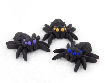 3D Printed Articulated Spider | Halloween Fidget Toy | Creepy Crawly Desk Pet | Poseable Spider Figurine